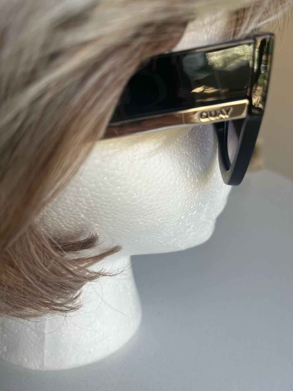 Quay Australia Black Oversized Square Sunglasses - Picture 4 of 10